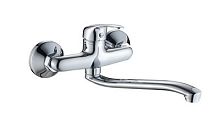 Смеситель GOTA ROCIO "Teruel" д/кухни шар.настенный  с нижн. изливом с гайкой d35 G069810