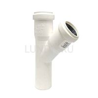 Тройник 50х50х50х45гр. (белый) Синикон Комфорт (НМ1)