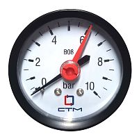 Манометр СТМ аксиальный 1/4" 10 бар CPM14A10